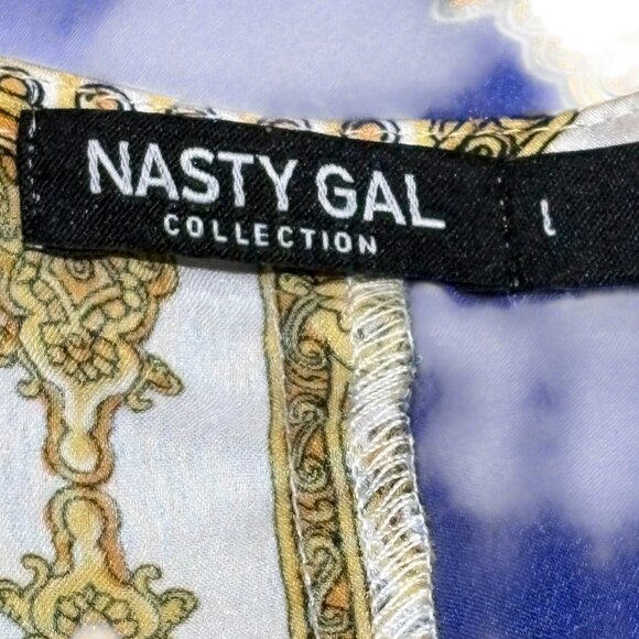 Nasty Gal That Ain't the Scarf of It Kimono Dress Size Large - Picture 11 of 13